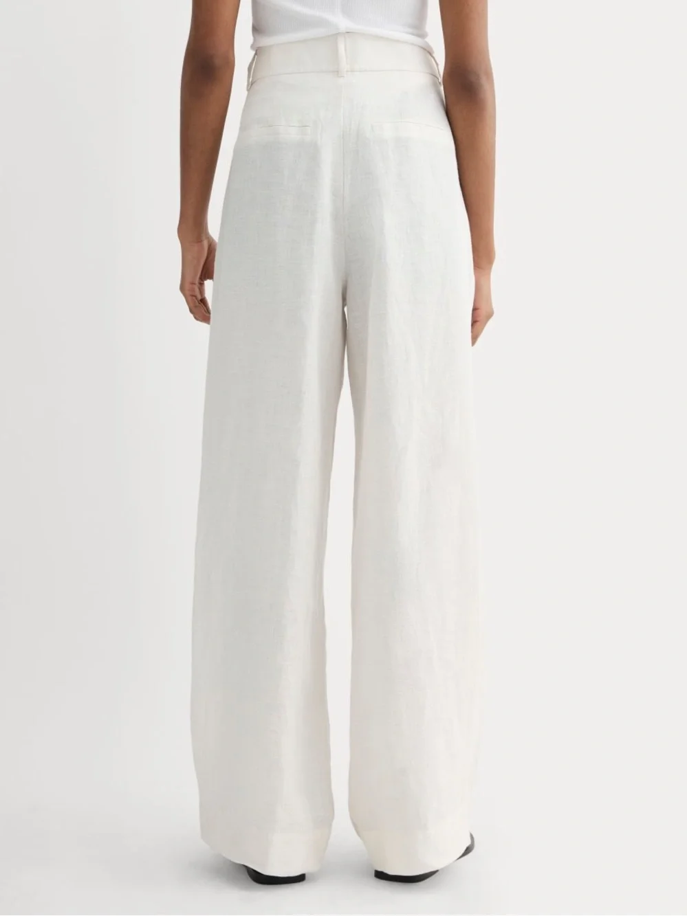 Everlane The Linen Way-High Drape Pant NWOT